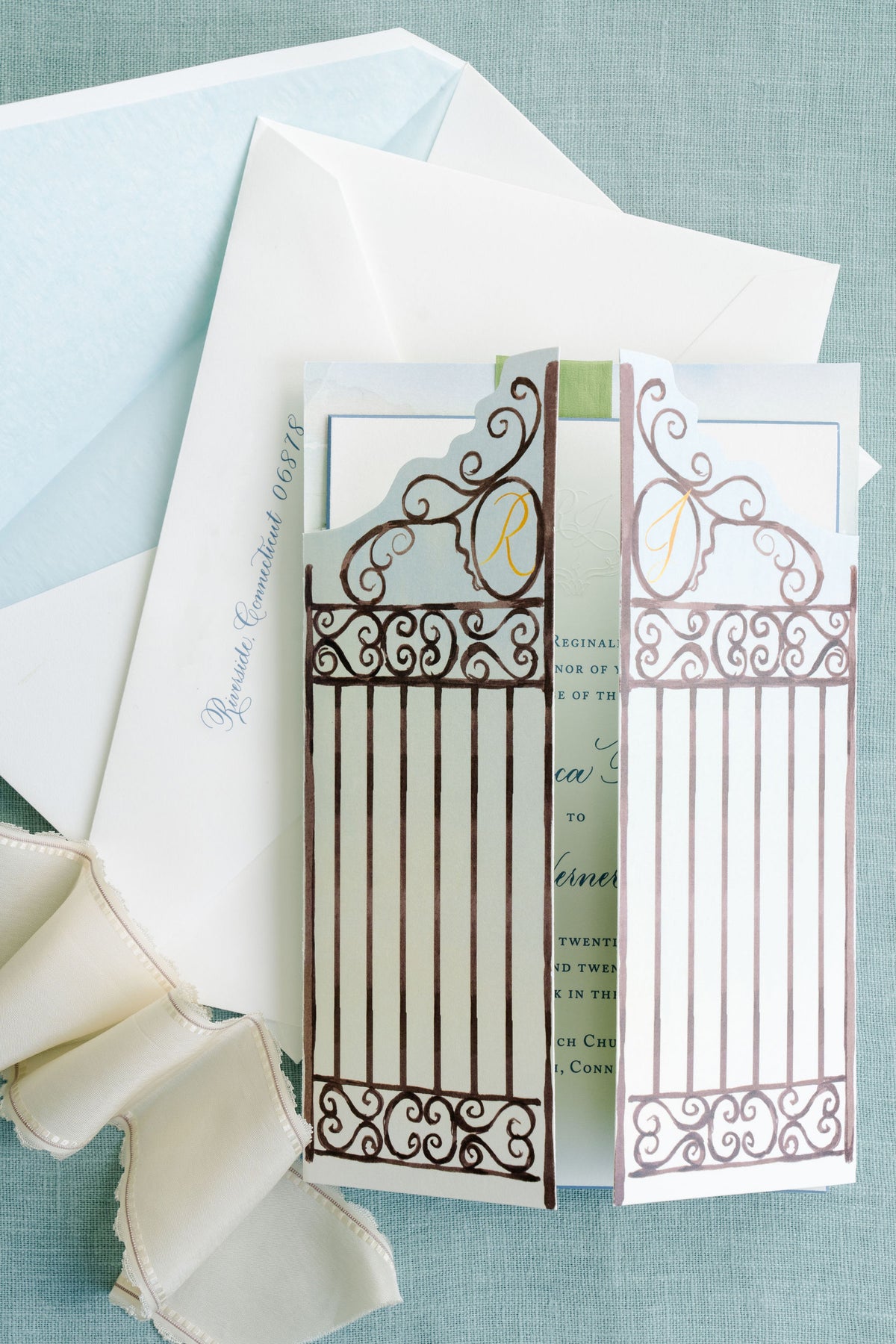 Wedding Die Cut Envelope