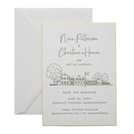 Nina Custom Sketch Save the Date