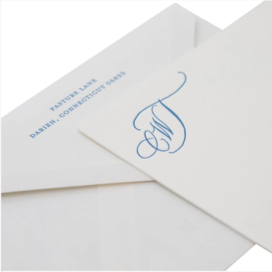 Bradley Stationery (Custom Calligraphy) (3 letter)