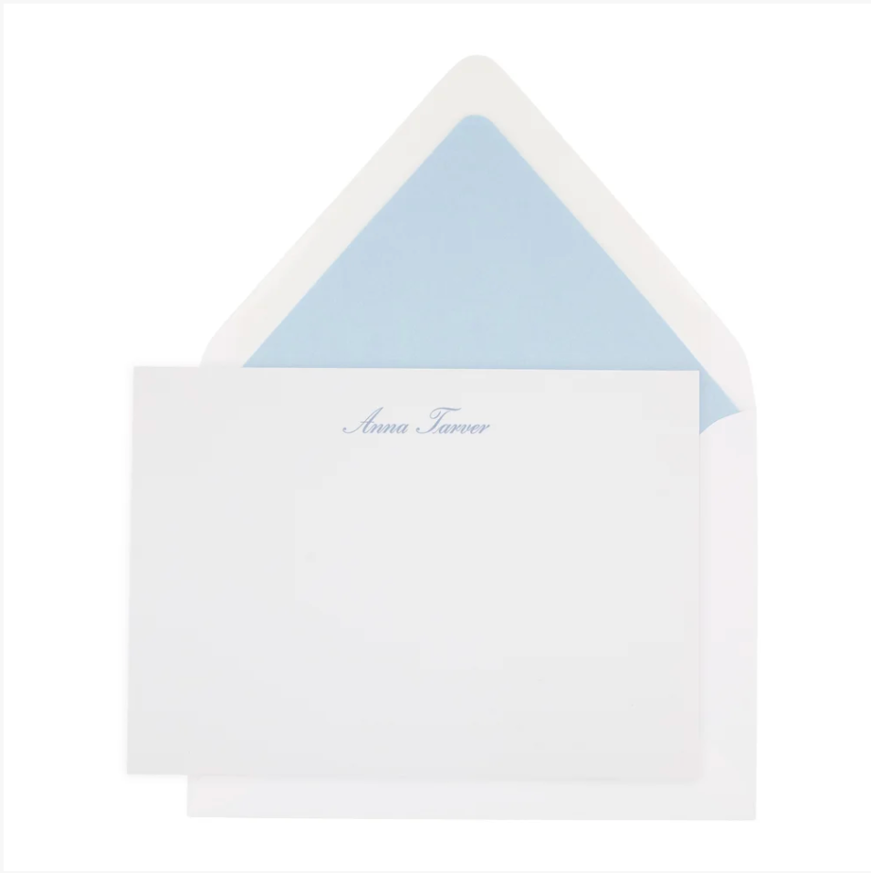Classic Script Stationery
