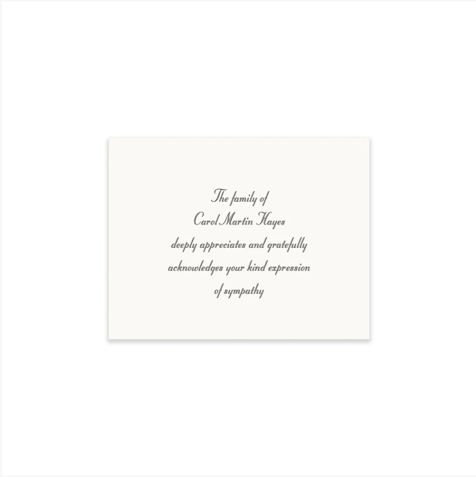 Condolence Cards