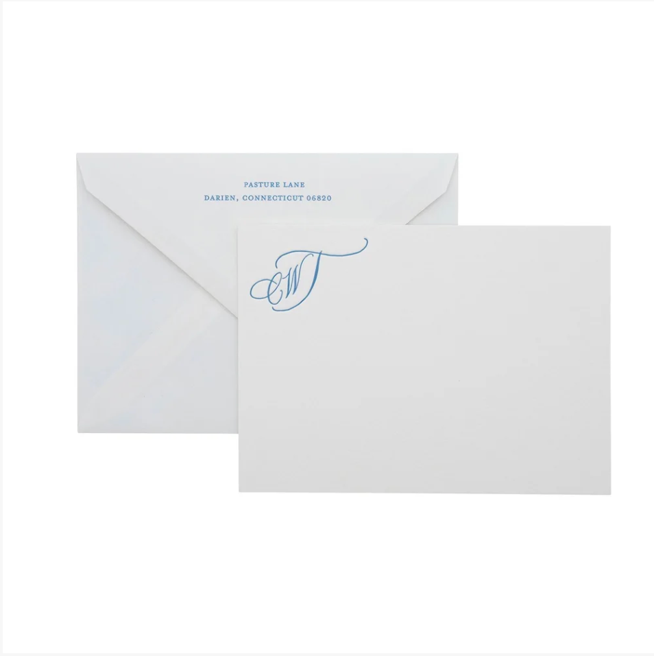 Bradley Stationery (Custom Calligraphy) (3 letter)
