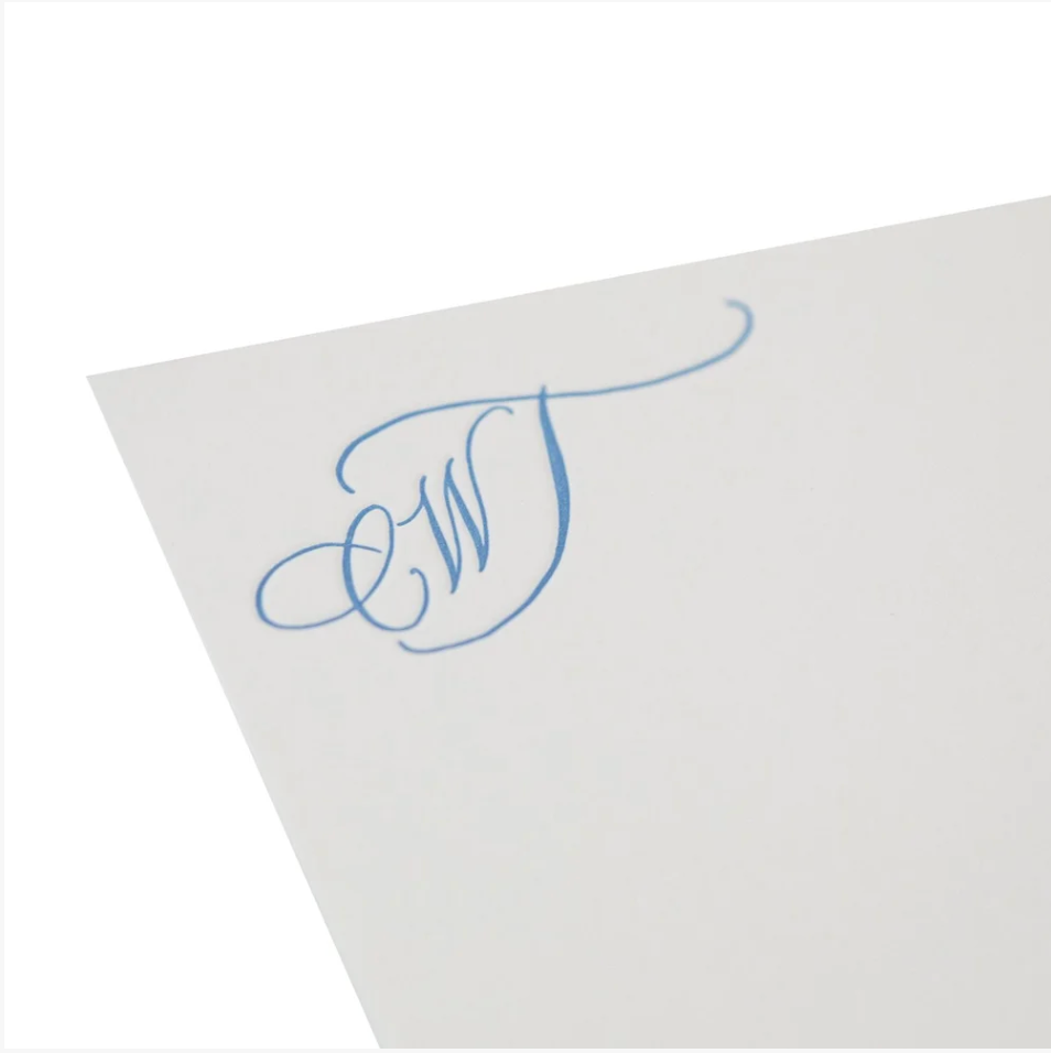 Bradley Stationery (Custom Calligraphy) (3 letter)