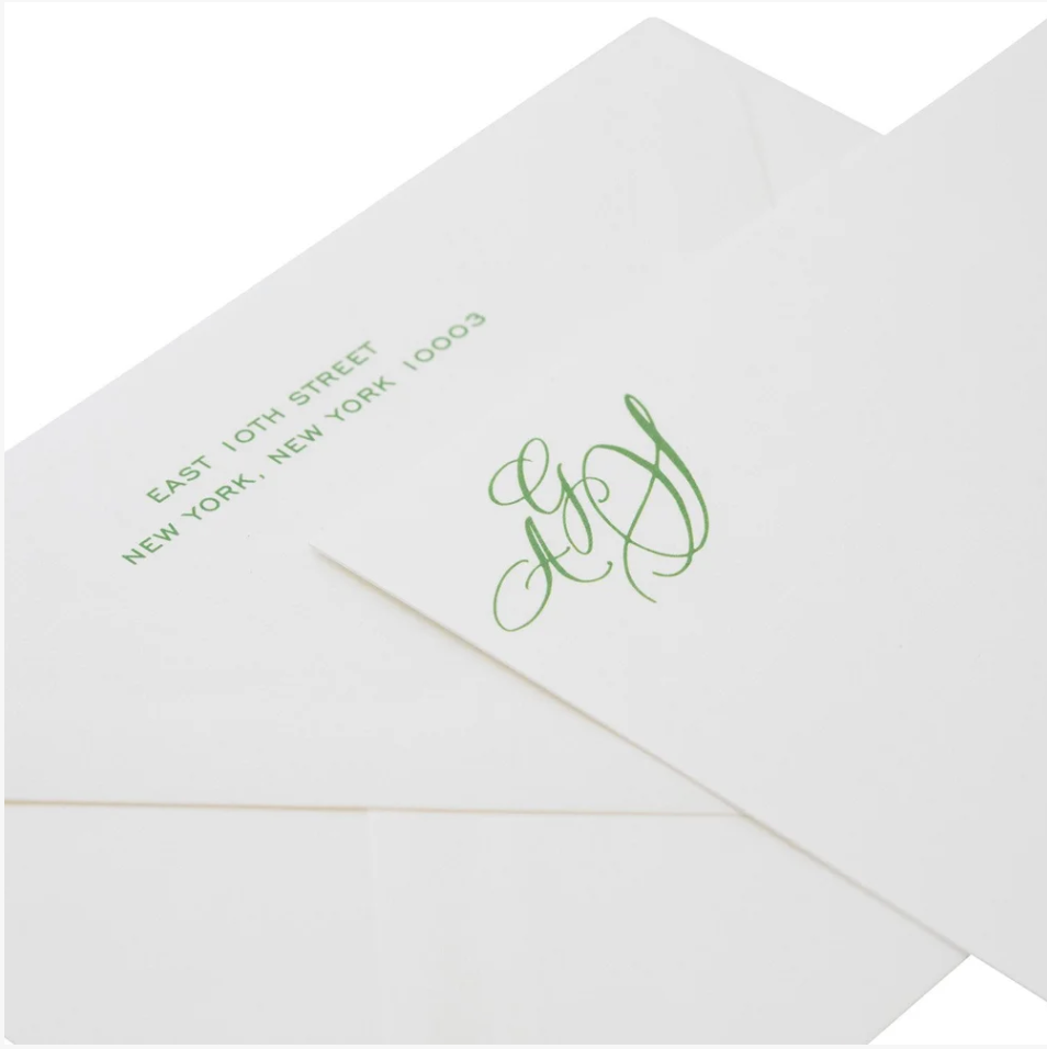 Bradley Stationery (Custom Calligraphy) (3 letter)