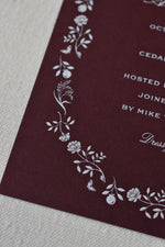 Annie Dinner Invitation