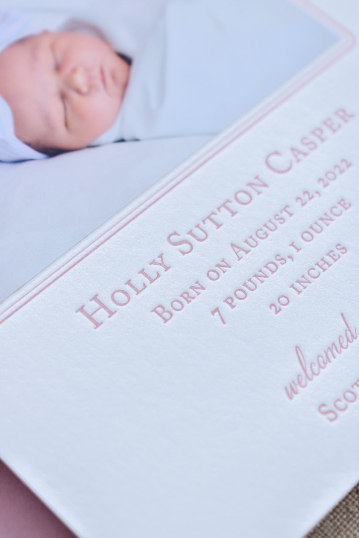 Betts Birth Announcement