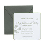 Burns Spot Calligraphy Save the Date