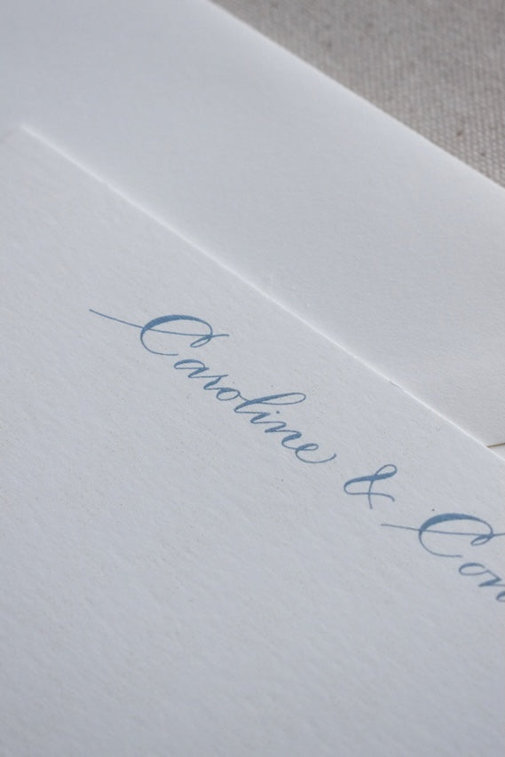 Connor Stationery (Custom Calligraphy)