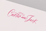Carter Stationery (Custom Calligraphy)