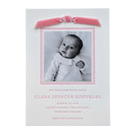 Clara Birth Announcement (Ribbon)