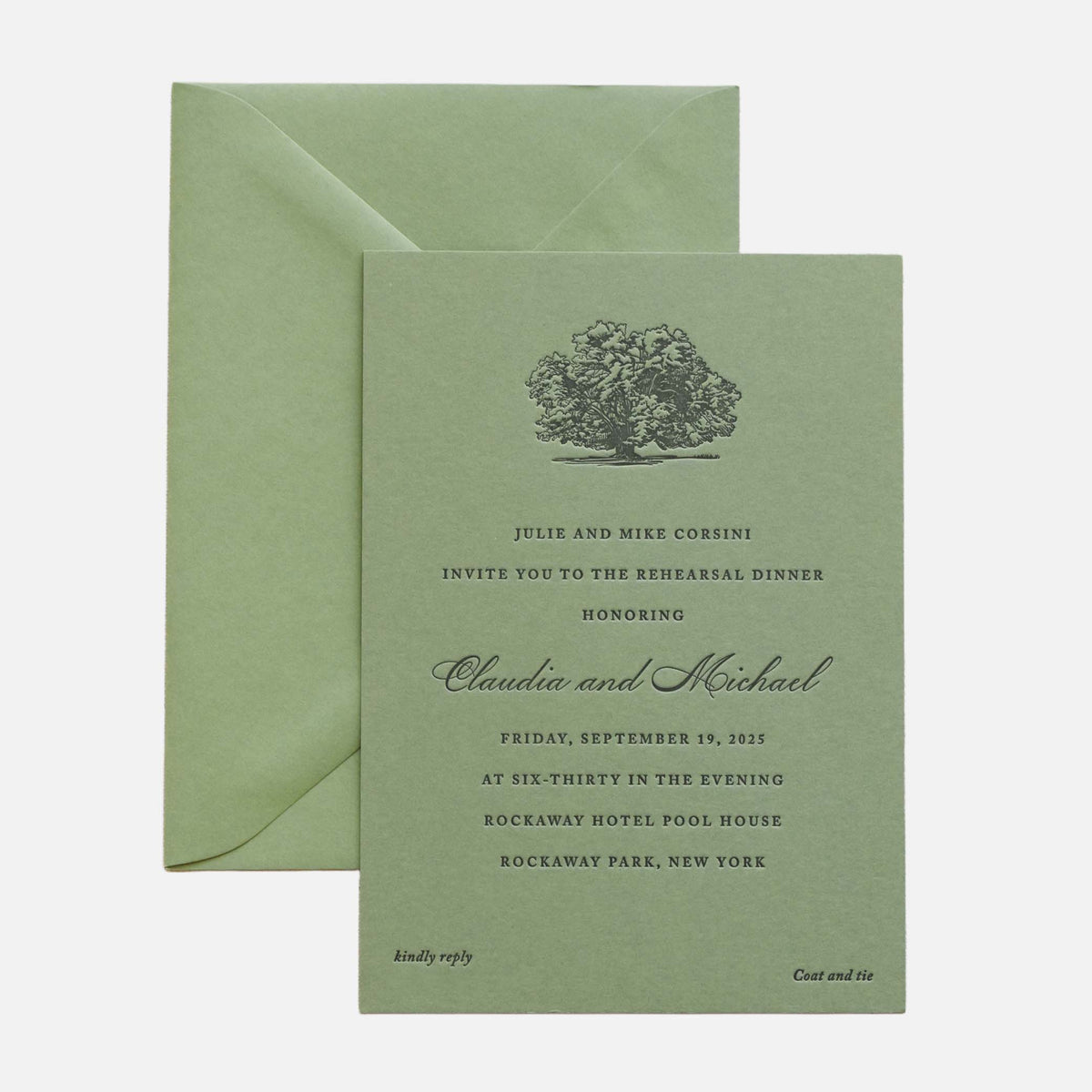 Corsini Dinner Invitation
