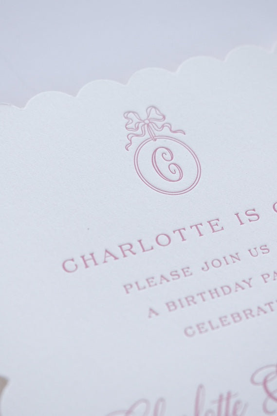 Charlotte Birthday Invitation