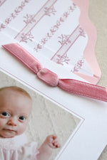 Alexi Birth Announcement (Ribbon)