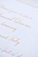 Toby Dinner Invitation