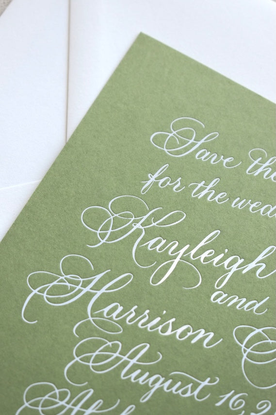 Furr Full Calligraphy Save the Date