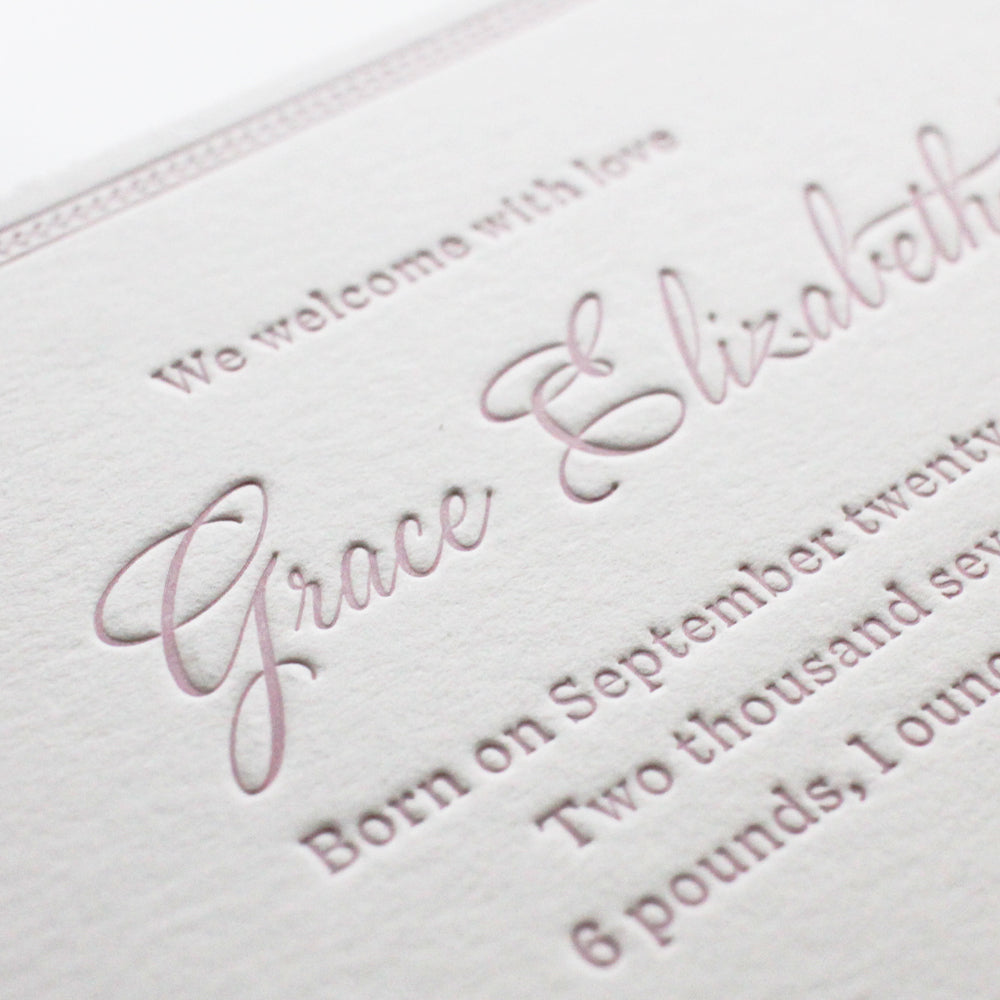 Grace Birth Announcement