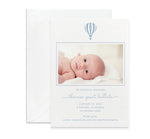 Hot Air Balloon Birth Announcement