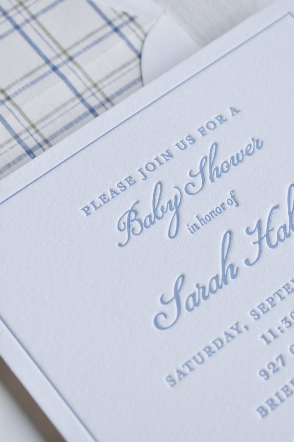 Haplin Shower Invitation
