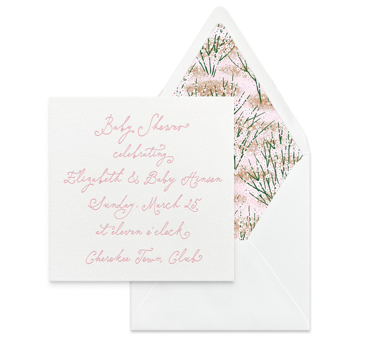 Hinson Shower Invitation