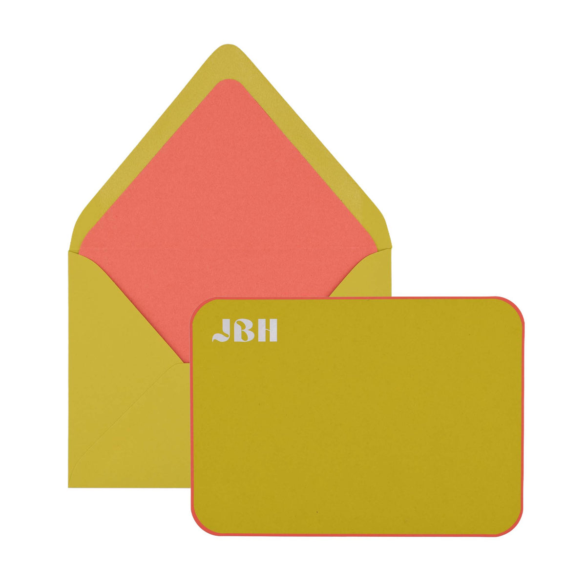 Disco Initials Stationery