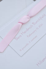 Louise Birth Announcement (Ribbon)