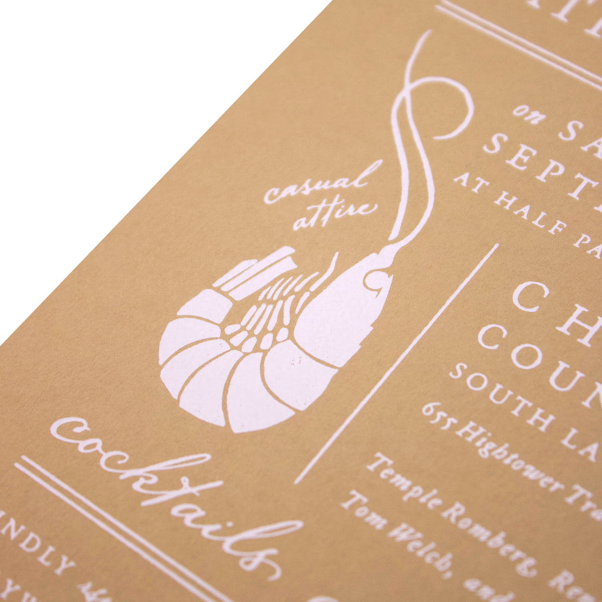Lowcountry Boil Party Invitation