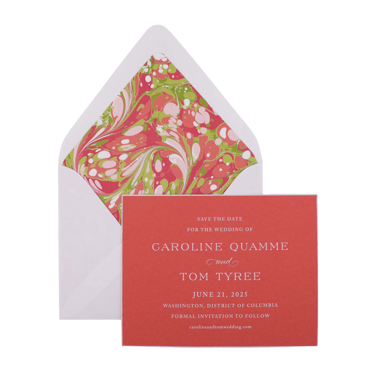 Marble Pattern Envelope Liner