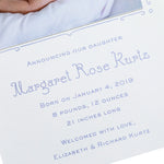 Margaret Birth Announcement