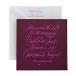 Liz Full Calligraphy Save the Date