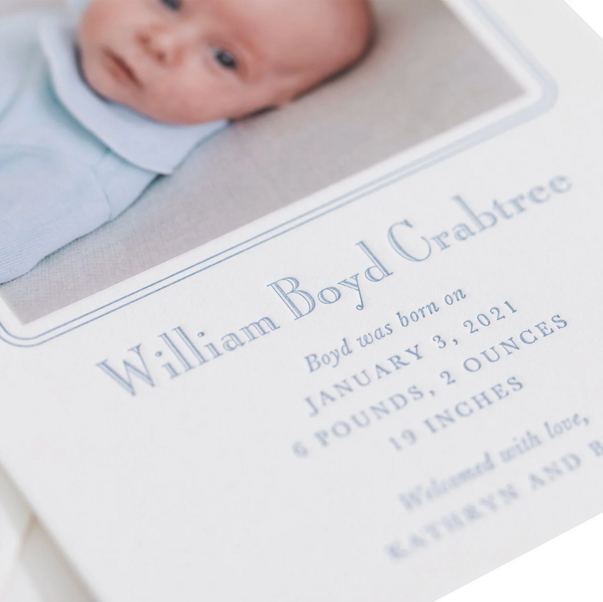 Boyd Birth Announcement