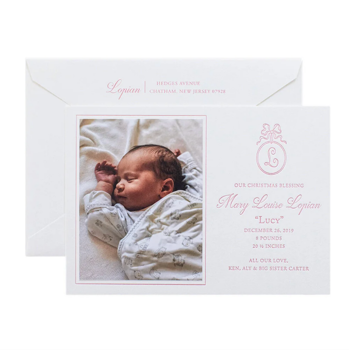 Lucy Birth Announcement