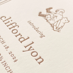 Pooh and Friend Birth Announcement