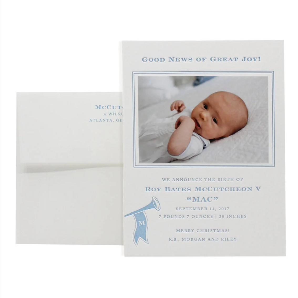Good News Birth Announcement