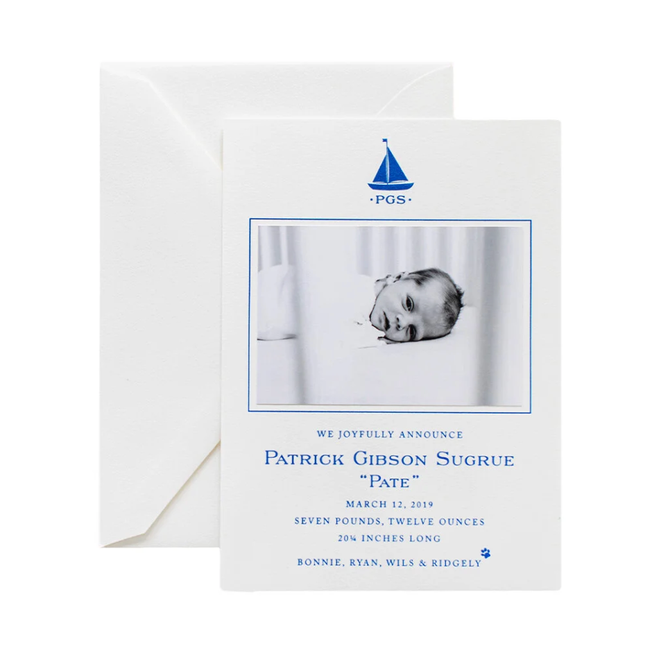 Pate Birth Announcement