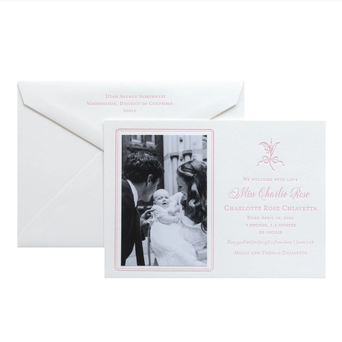 Rose Birth Announcement