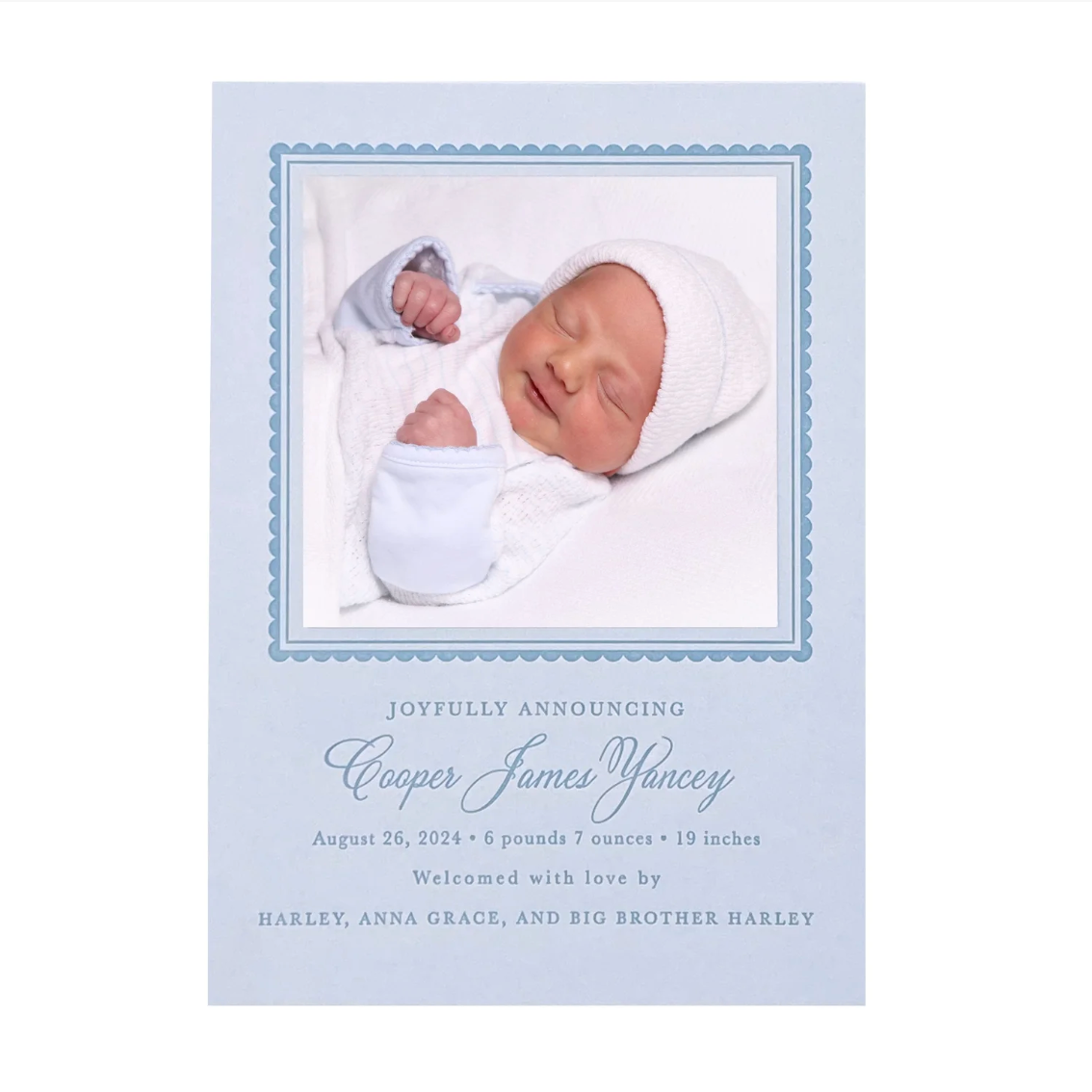 Corinne Birth Announcement