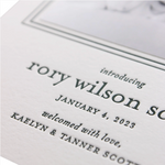 Rory Birth Announcement