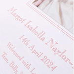 Anelise Birth Announcement (Ribbon)