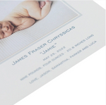 Teddy Birth Announcement (Ribbon)