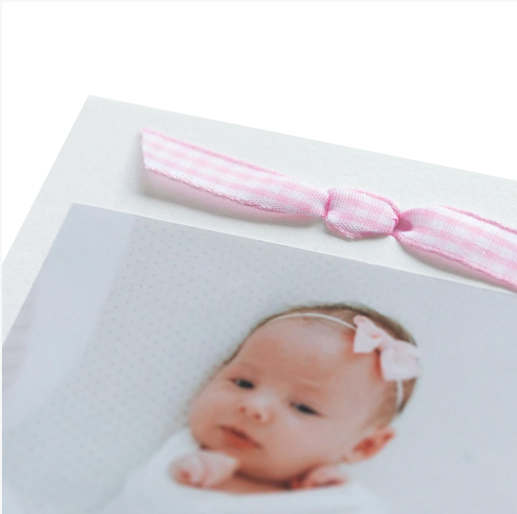 Beau Birth Announcement (Ribbon)