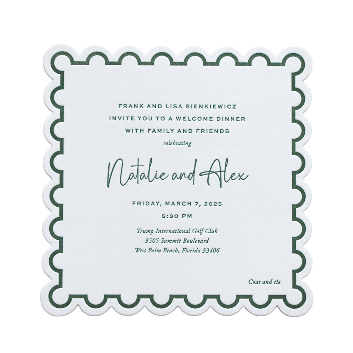 Sienkiewicz Dinner Invitation