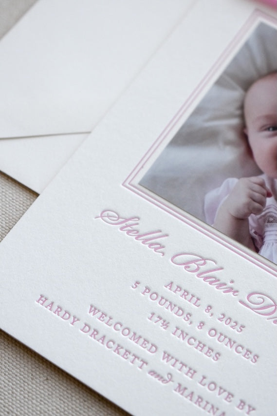 Stella Birth Announcement (Ribbon)