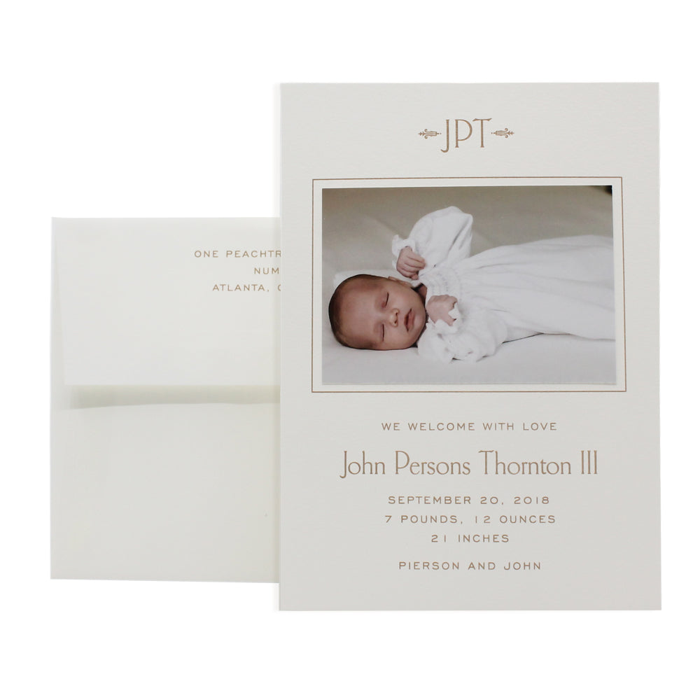 Thornton Birth Announcement