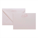 Floral Calligraphy Monogram Stationery (3-letter)