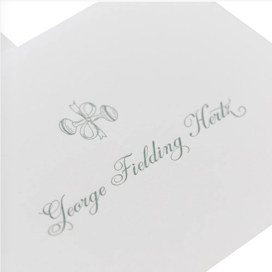 Rattle Baby Stationery