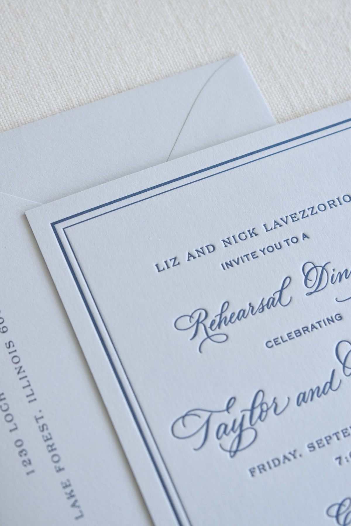 Liz Dinner Invitation