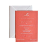 Wood Dinner Invitation