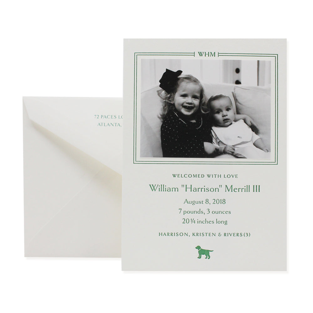 William Birth Announcement