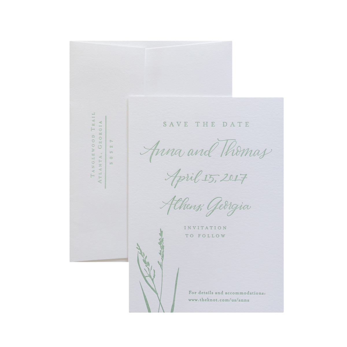 Anna Spot Calligraphy Save the Date