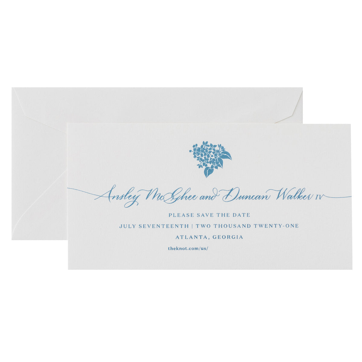 Ansley Spot Calligraphy Save the Date